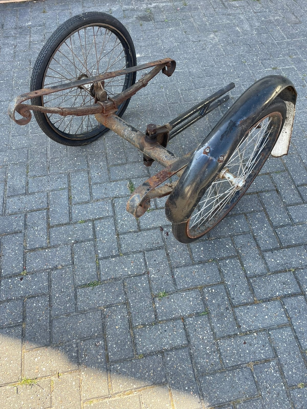 Antieke bakfiets onderdelen, Gebruikt, ., Overige typen, .