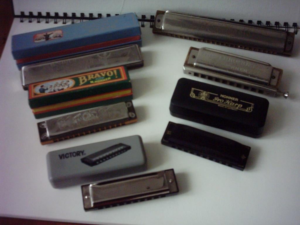 Mondharmonica, Muziek en Instrumenten, Blaasinstrumenten | Mondharmonica's, Gebruikt, Ophalen of Verzenden, Met koffer of doosje