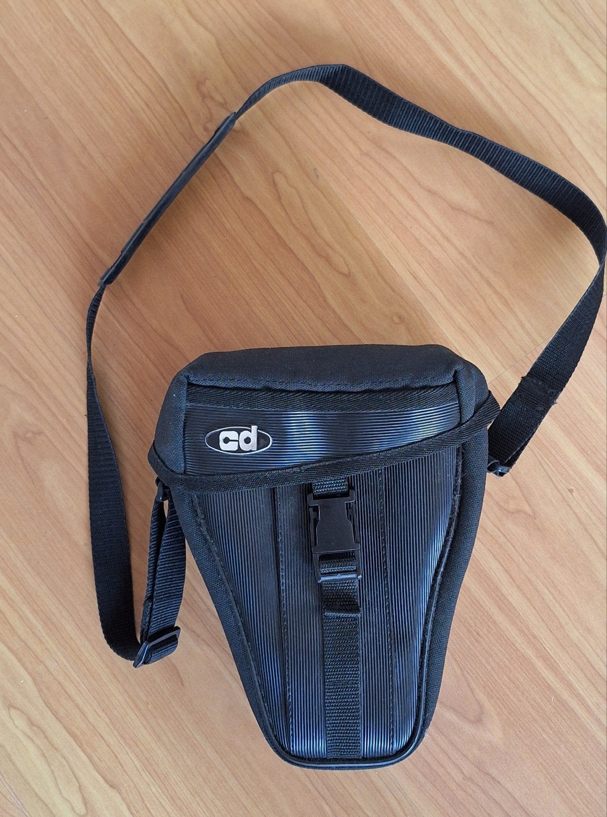 Foto tas/snuittas voor spiegelreflex camera, Ophalen of Verzenden, Gebruikt, Zwart, Schoudertas