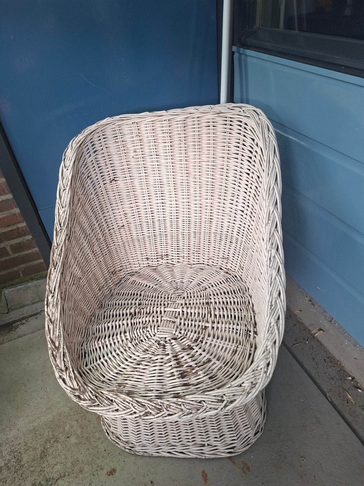 Rieten stoeltje, laag model, gratis af te halen, Ophalen, Gebruikt, Overige kleuren, Riet of Rotan