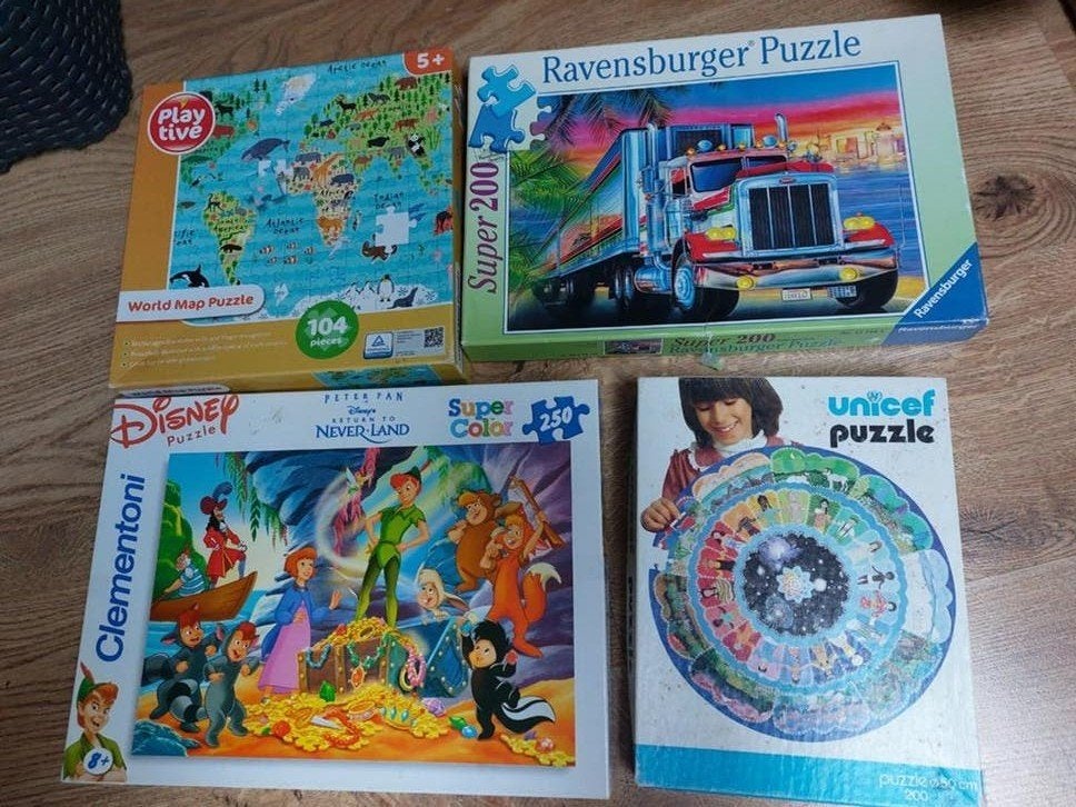 Puzzels, Ophalen, Meer dan 50 stukjes, Gebruikt, 4 tot 6 jaar