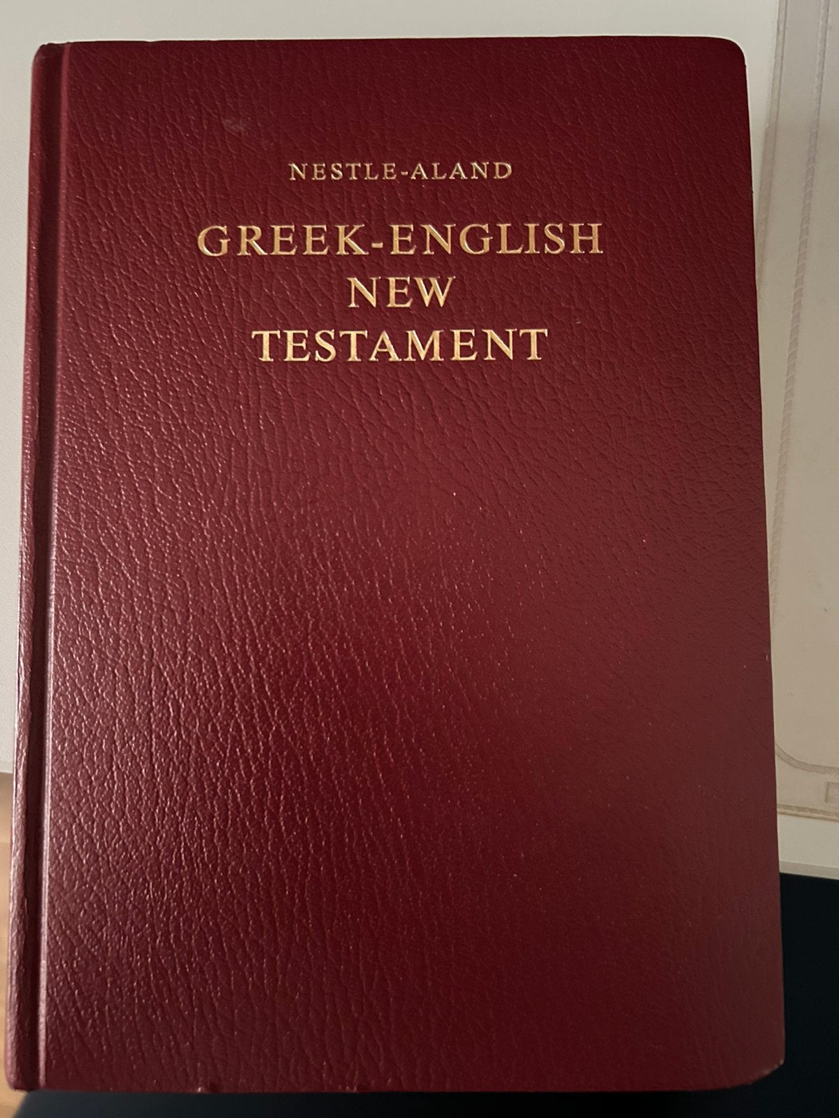Greek-English New Testament, Ophalen of Verzenden, Zo goed als nieuw