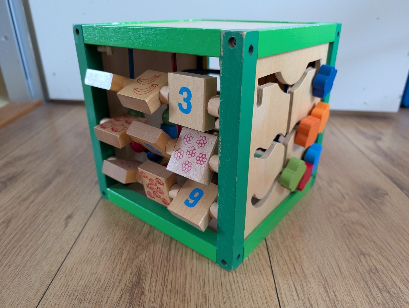 Houten speelkubus, Kinderen en Baby's, Speelgoed | Houten speelgoed, Ophalen, Gebruikt