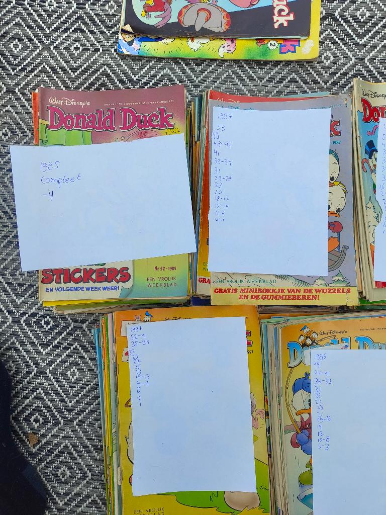 Grote collectie Donald ducks 1985 tot 2005, Boeken, Gelezen, Ophalen of Verzenden, Donald Duck, Meerdere stripboeken