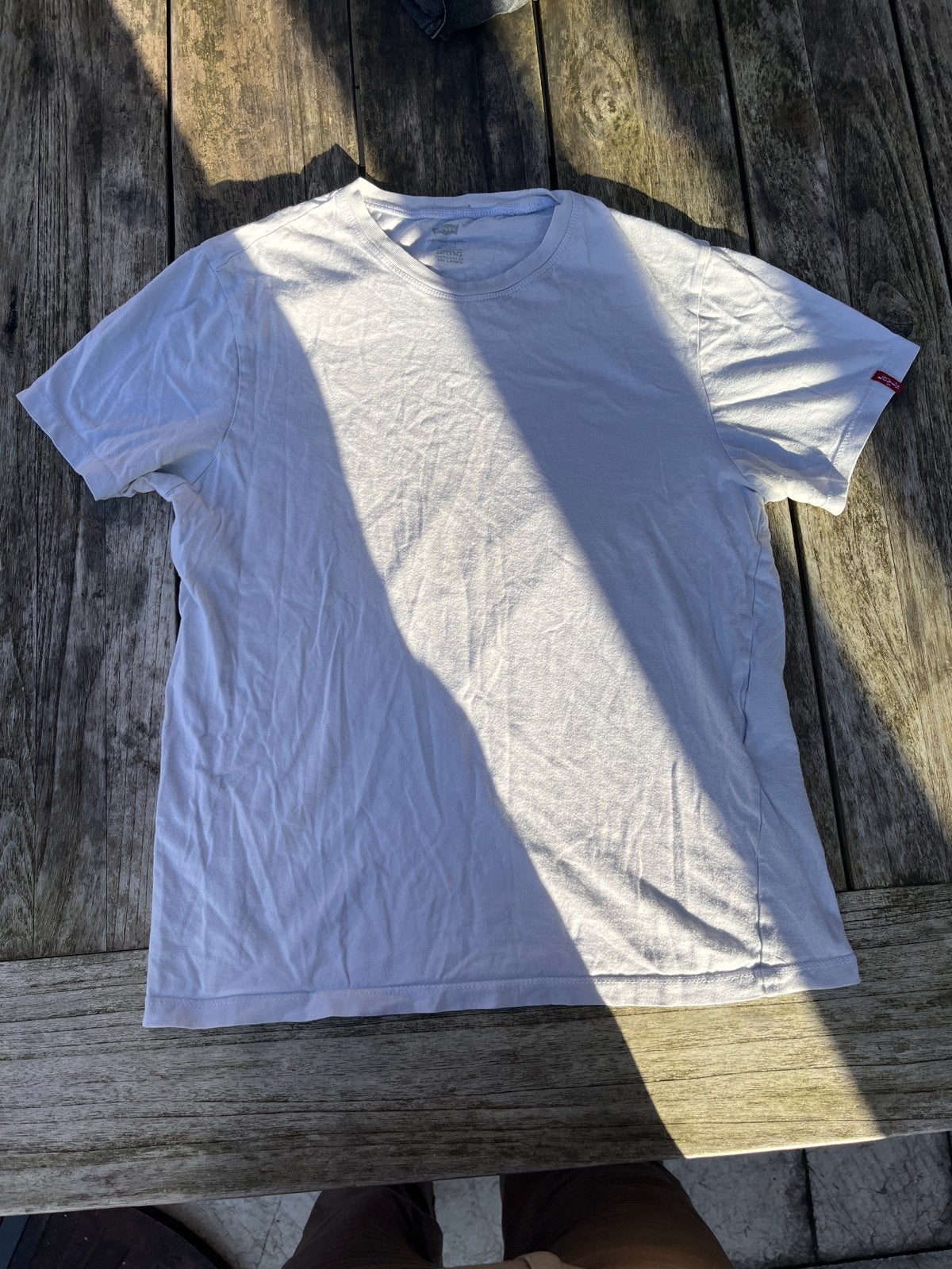 Levi's Basic T-shirt Maat S, Ophalen of Verzenden, Gedragen, Maat 46 (S) of kleiner, Wit