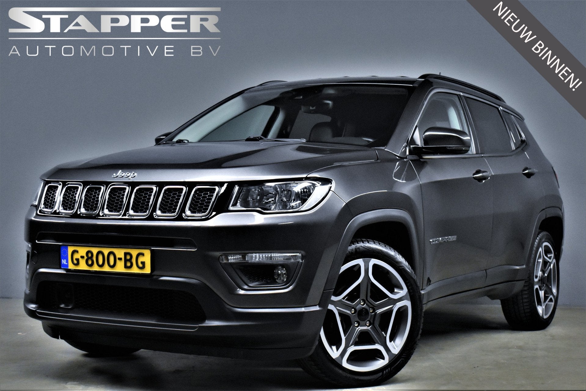 Jeep Compass 1.4 141pk MultiAir Longitude OrgNL Carplay/Came, Auto's, Jeep, Voorwielaandrijving, 450 kg, Gebruikt, 4 cilinders