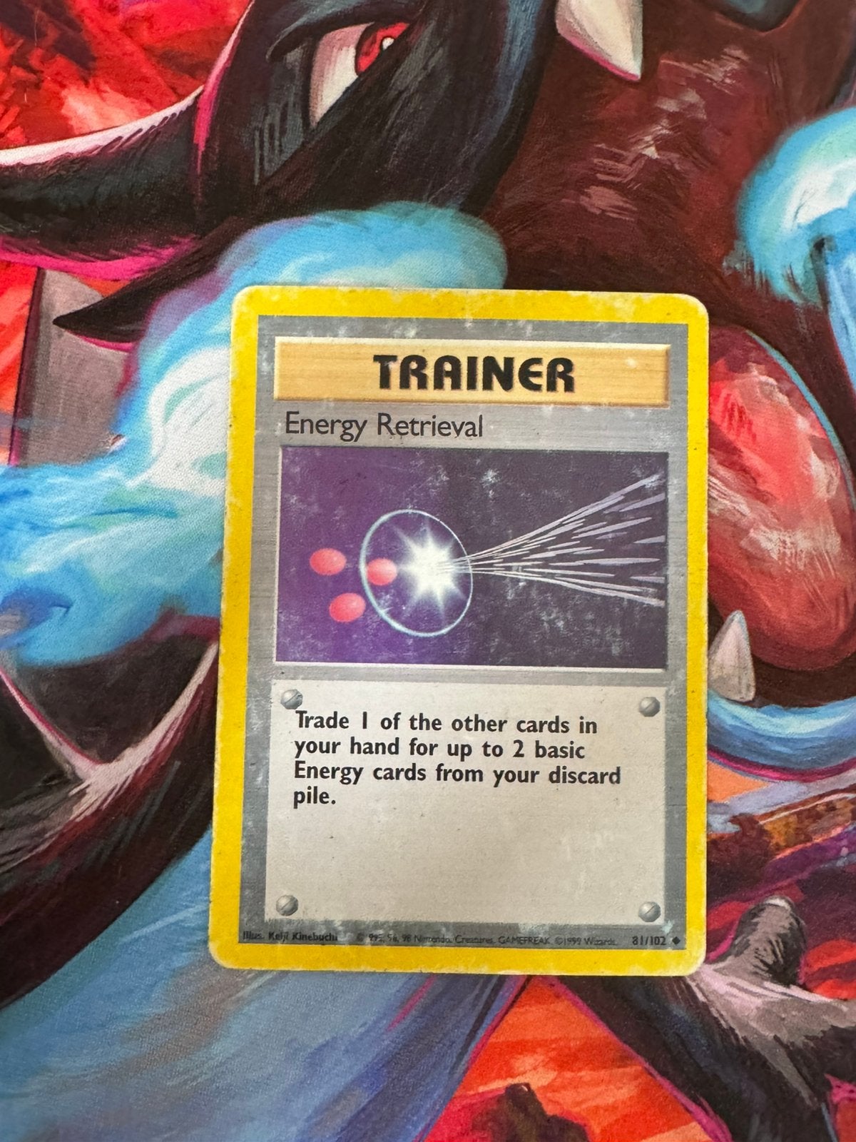 Pokémon kaarten Energy Retrieval #81, Ophalen of Verzenden, Gebruikt, Losse kaart