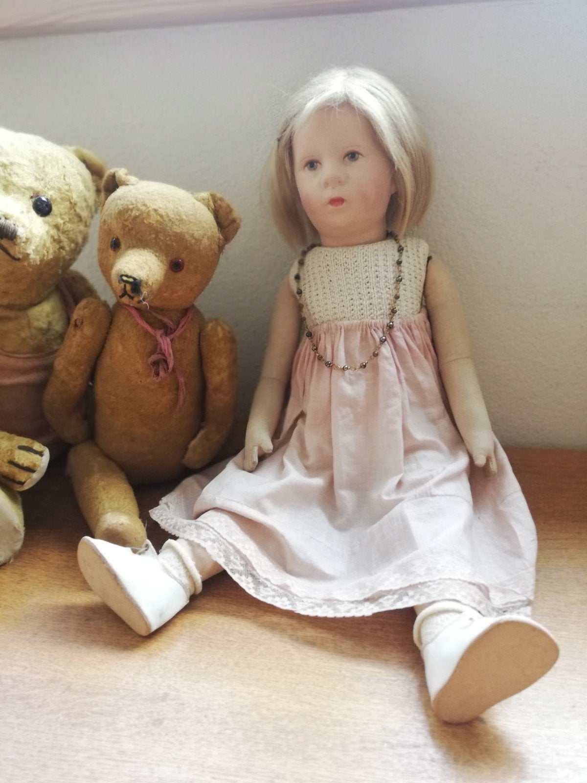 Antieke Käthe Kruse pop 50 cm., Ophalen of Verzenden