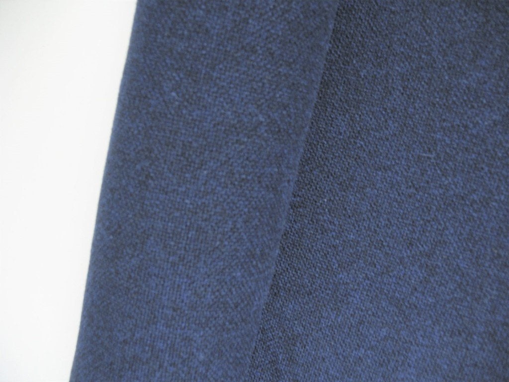 Kvadrat Tonica 2 732 blauw; 2x restant meubelstoffen, Wol, Blauw, 120 cm of meer, Nieuw