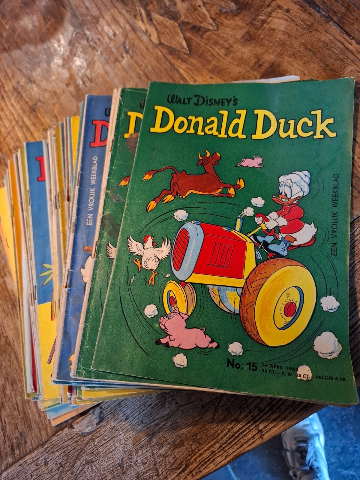 Donald Duck Weekblad jaartal 1962 totaal 52 stuks  diverse, Meerdere stripboeken, Ophalen, Gelezen, Walt Disney