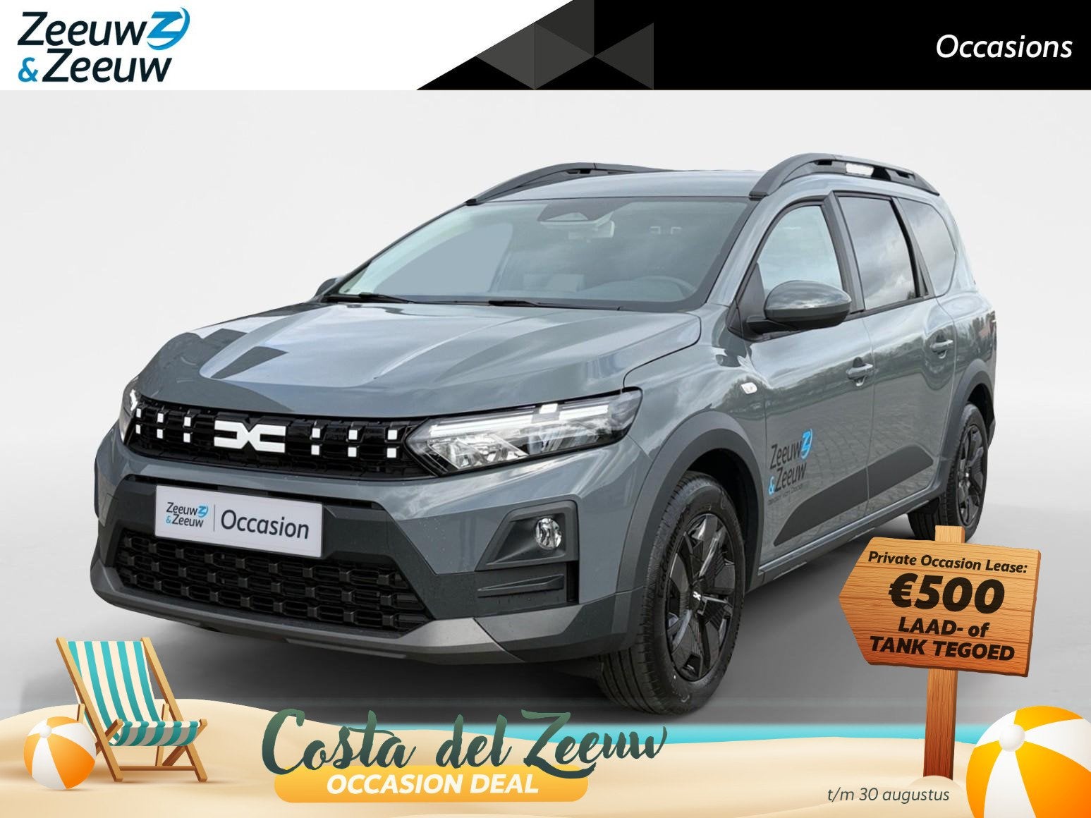 Dacia Jogger 155PK Hybrid Expression 7p Automaat | DEMO | 7, Auto's, Dacia, Euro 6, 7 stoelen, Origineel Nederlands, Bedrijf