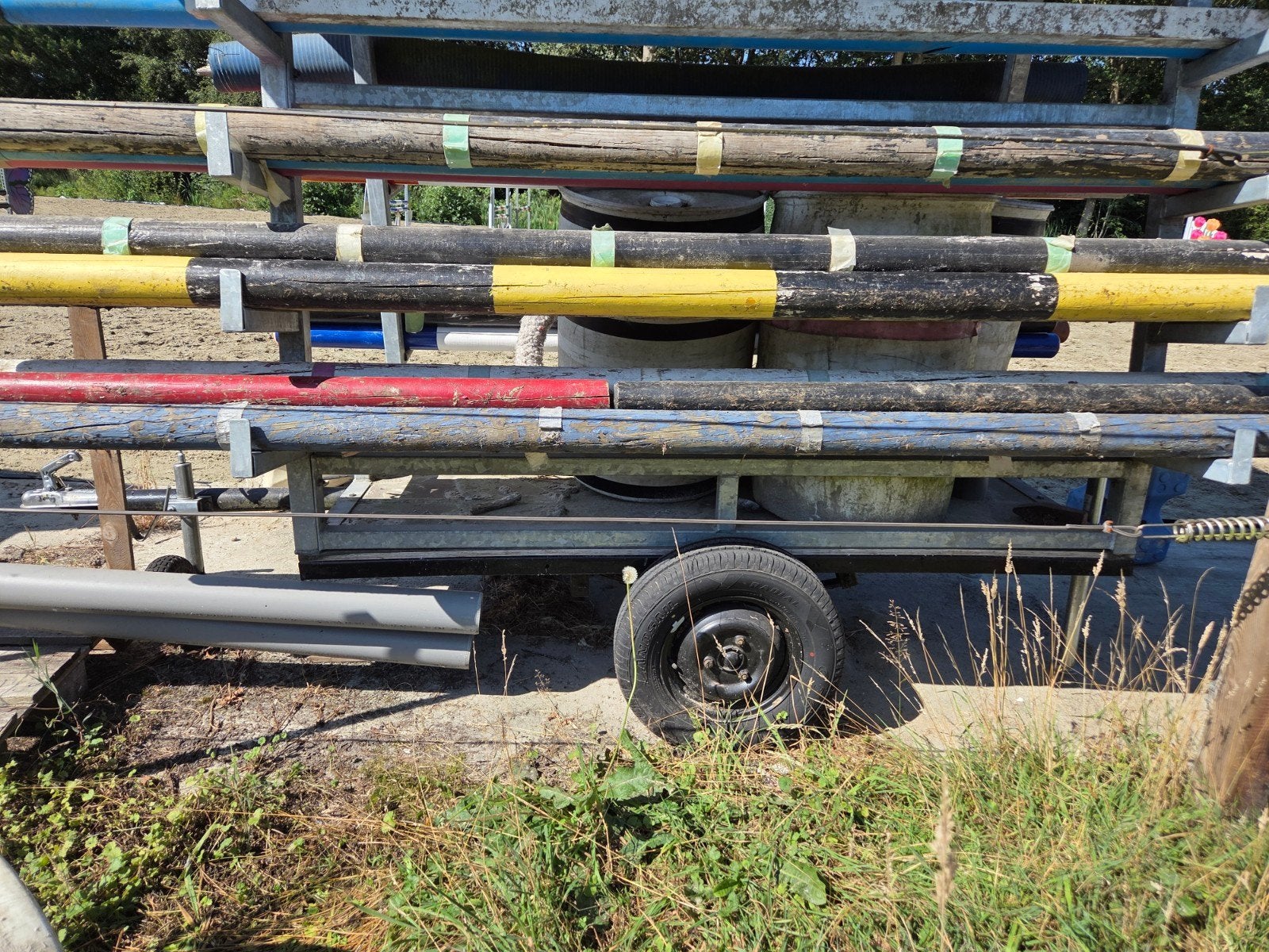 Hindernisbalken, Dieren en Toebehoren, Ophalen, Gebruikt