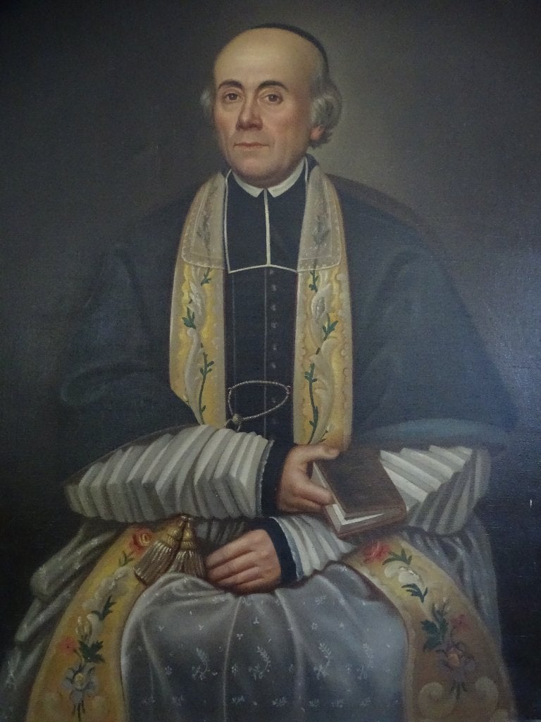 Oud schilderij op doek met mooie details, Ophalen