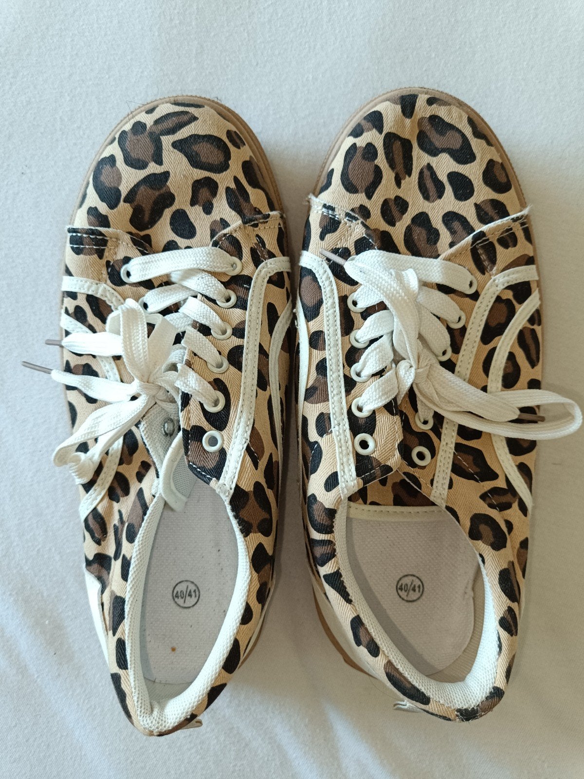 Luipaard print sneakers, maat 40 (valt als 39), Ophalen of Verzenden