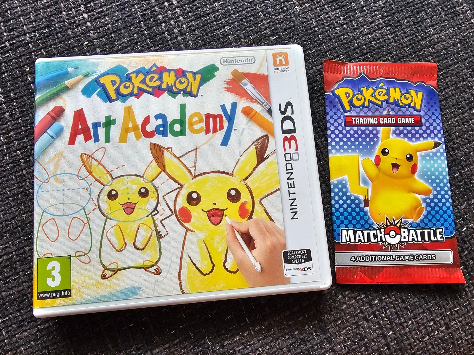 Nintendo 3DS Pokemon Art Academy, Spelcomputers en Games, Games | Nintendo 2DS en 3DS, Zo goed als nieuw, Avontuur en Actie, 1 speler