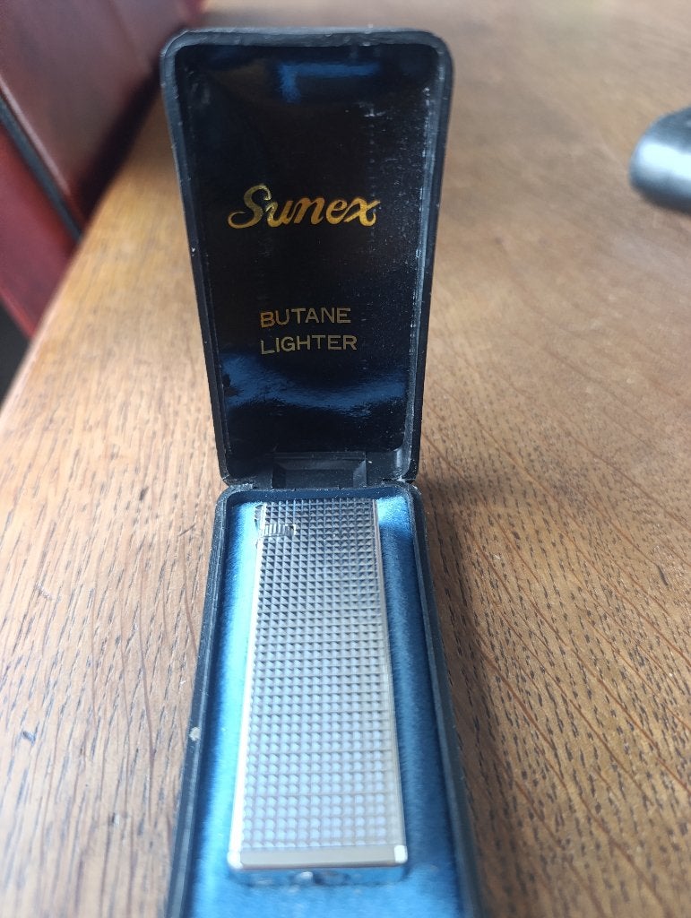 Sunex Butaan Aansteker in Originele Doos, Ophalen of Verzenden, Zo goed als nieuw, Aansteker