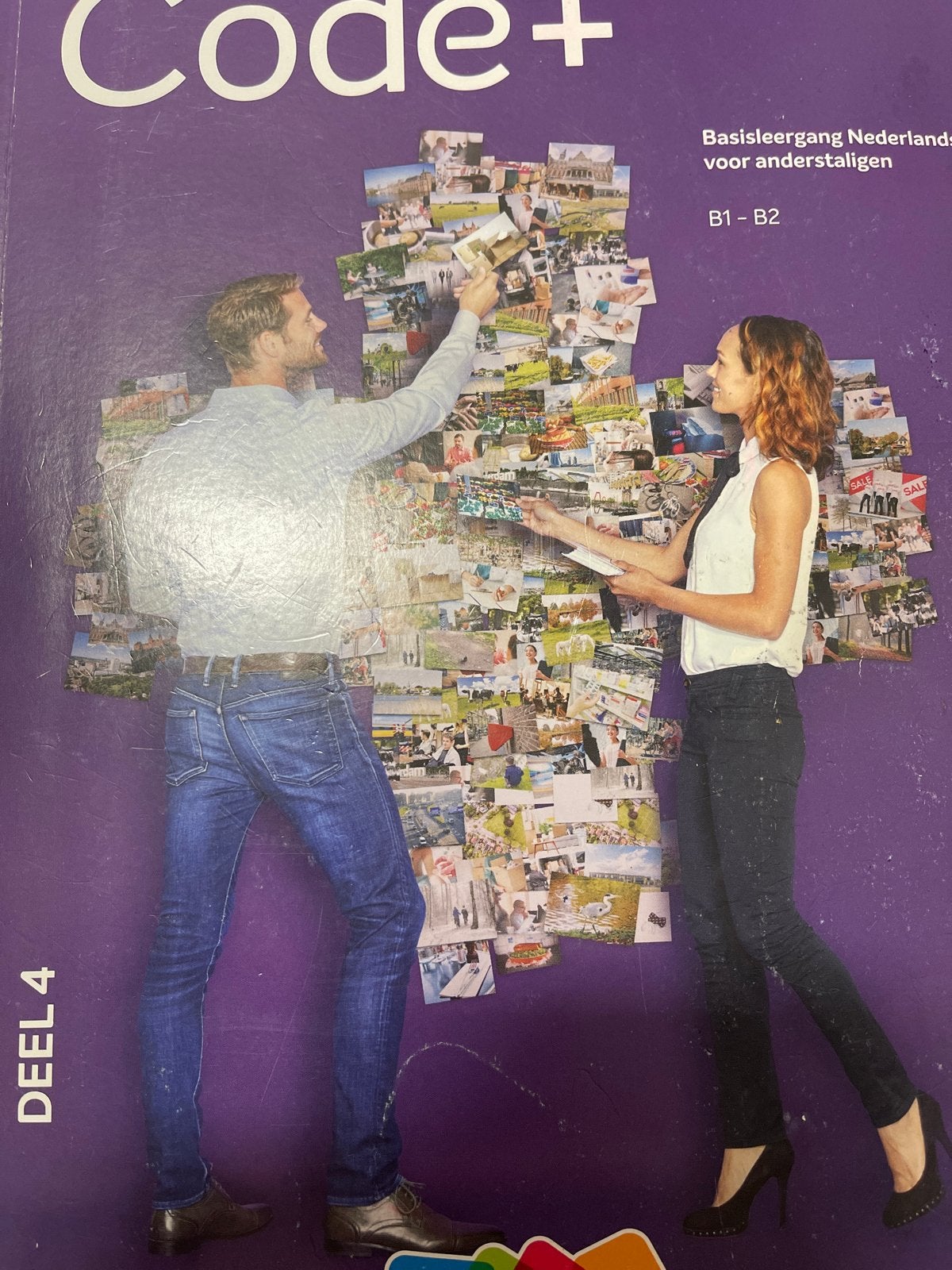Code+ Deel 4 - Basisleergang Nederlands voor anderstaligen, Ophalen of Verzenden, Alpha, Zo goed als nieuw, Overige niveaus