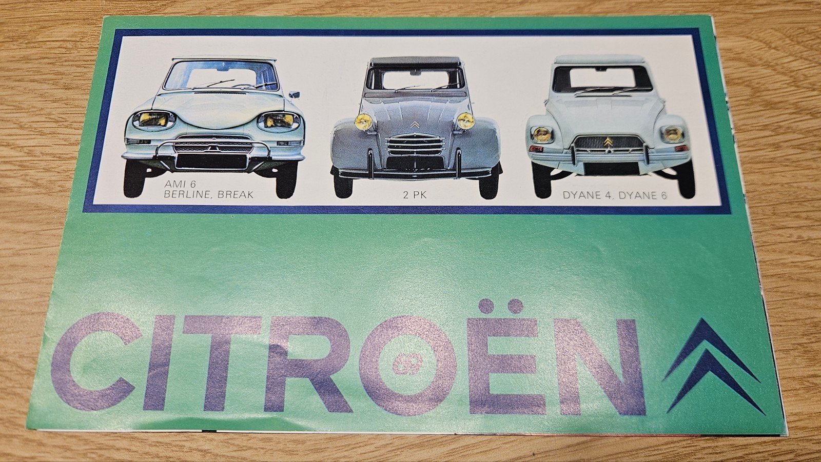 Citroën 1969 modelgamma folder, Ophalen of Verzenden, Zo goed als nieuw, Citroën