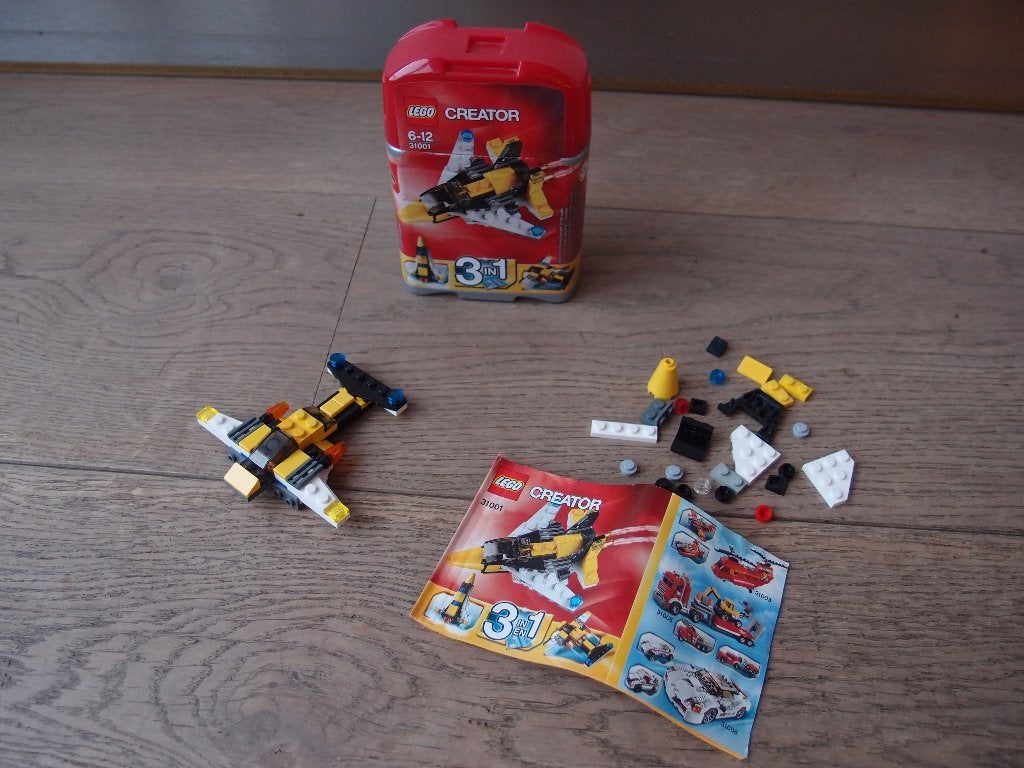 Lego Creator 31001 3 in 1 vliegtuig ruimteraket straaljager, Lego, Ophalen of Verzenden, Zo goed als nieuw, Creator