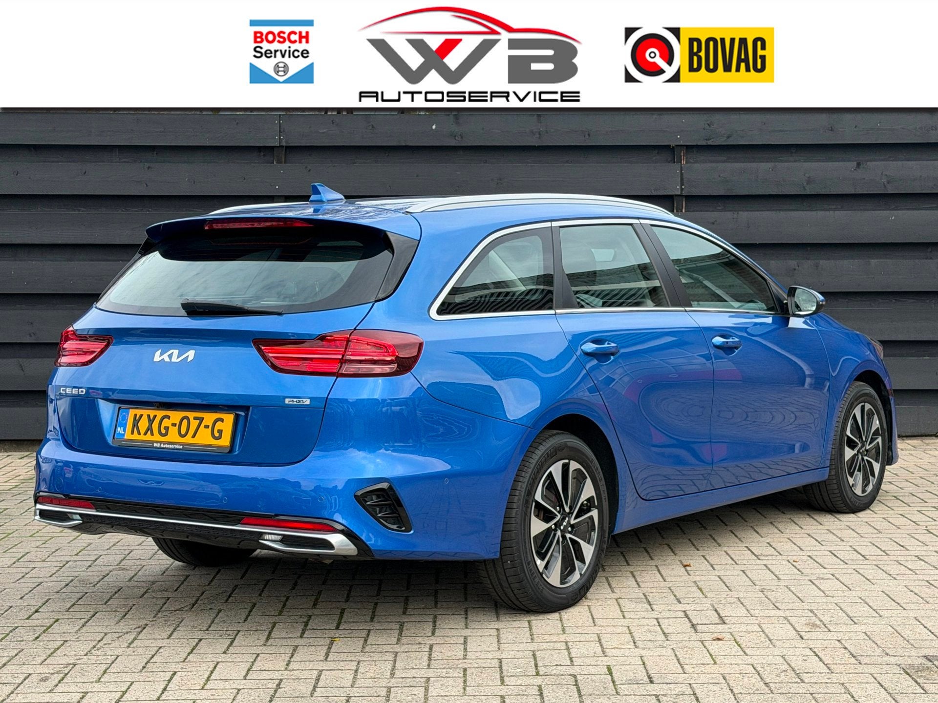 Kia Ceed Sportswagon 1.6 GDI PHEV DynamicLine I Camera I Dod, Auto's, Dealer onderhouden, Gebruikt, Zwart, Blauw