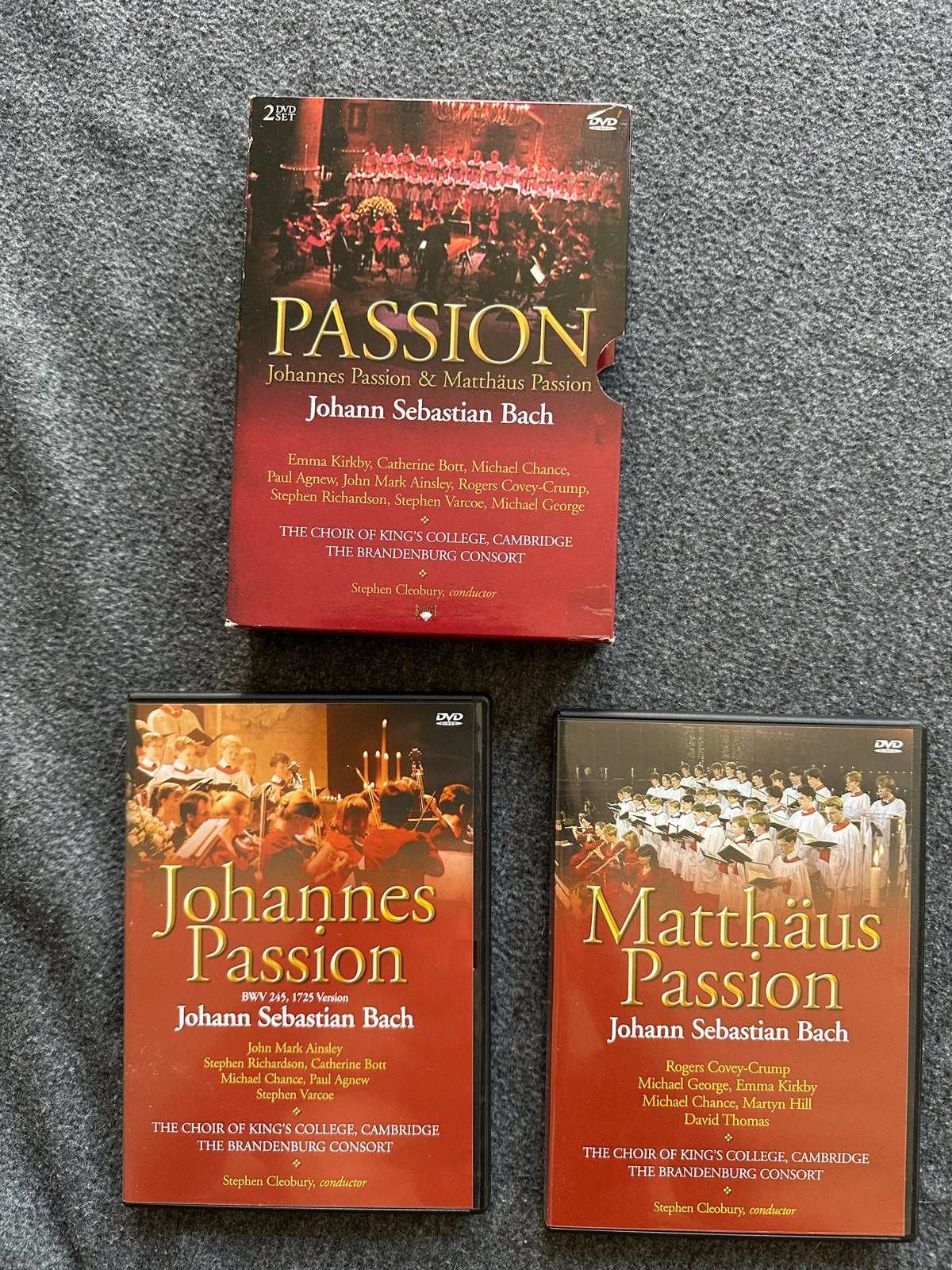 Bach: Johannes Passion & Matthäus Passion (DVD Boxset), Boxset, Ophalen of Verzenden, Zo goed als nieuw, Oratorium