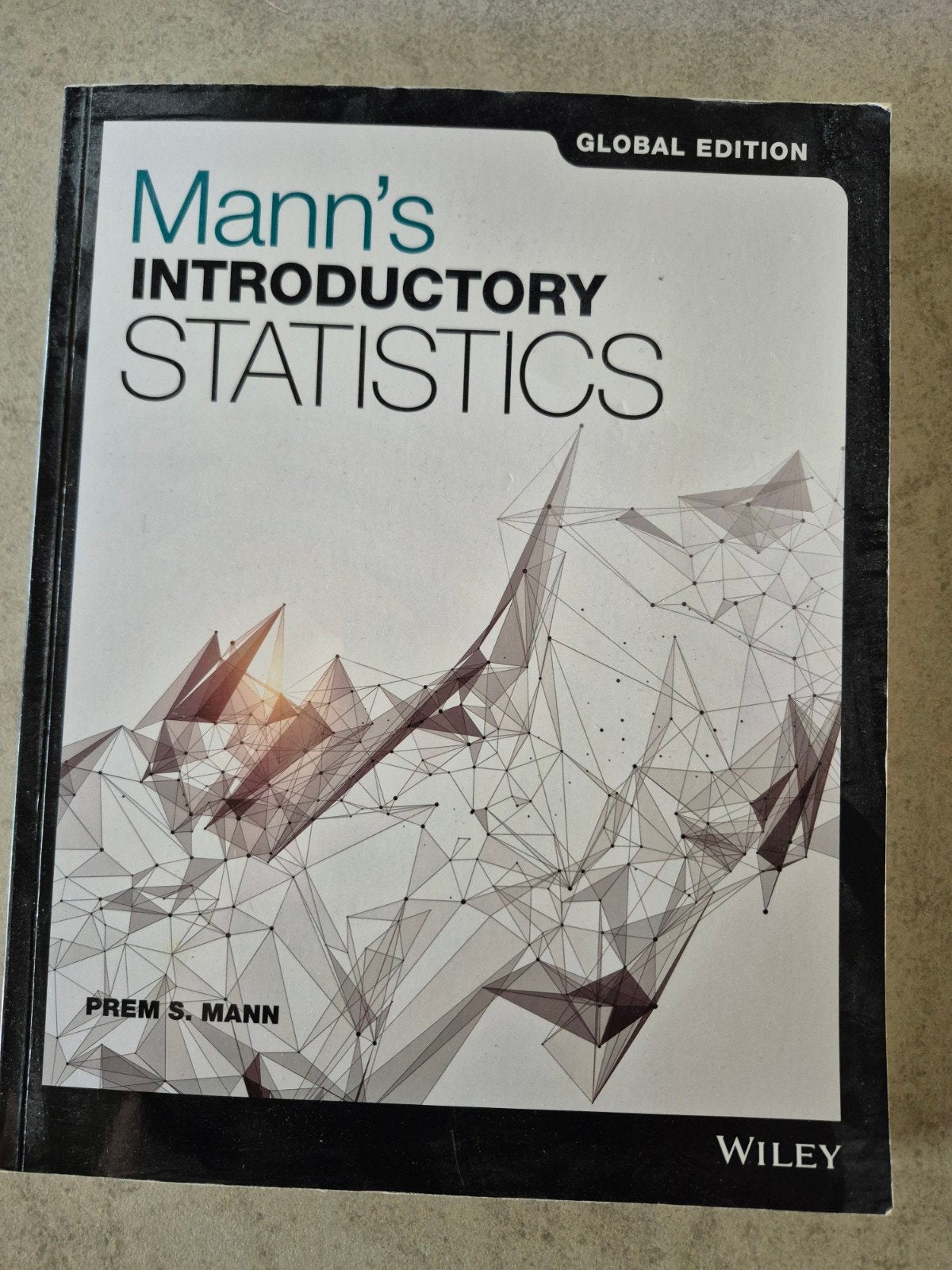 Mann's Introductory Statistics - Global Edition, Boeken, Studieboeken en Cursussen, Prem S. Mann, Zo goed als nieuw, Beta, HBO