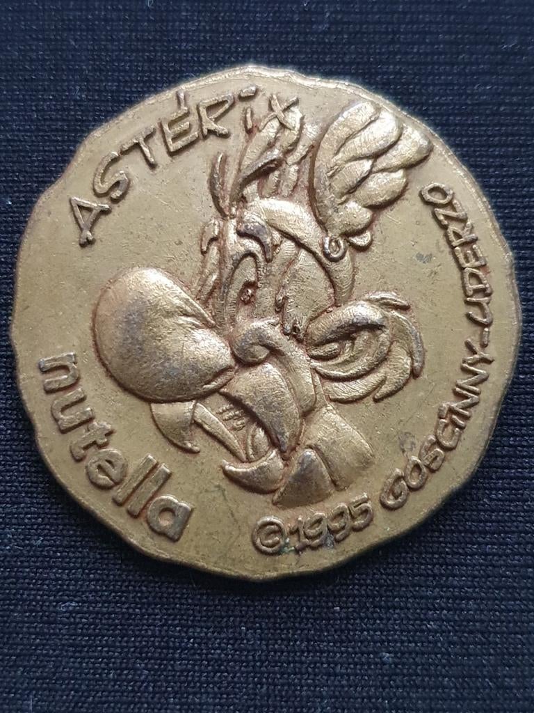 Asterix Nutella penning/ medaille, Ophalen of Verzenden, Overige materialen, Buitenland