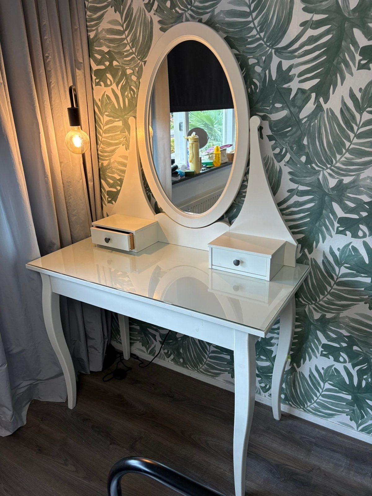 IKEA HEMNES kaptafel/toilettafel, Ophalen, Gebruikt, 100 tot 150 cm, 50 tot 100 cm