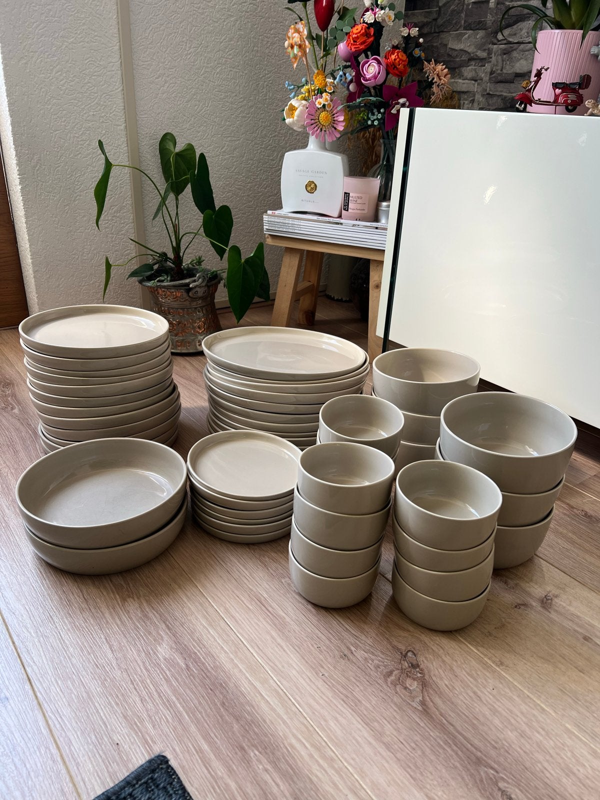 Action servies - Gebruikt, goede staat, Ophalen, Gebruikt, Overige merken, Compleet servies