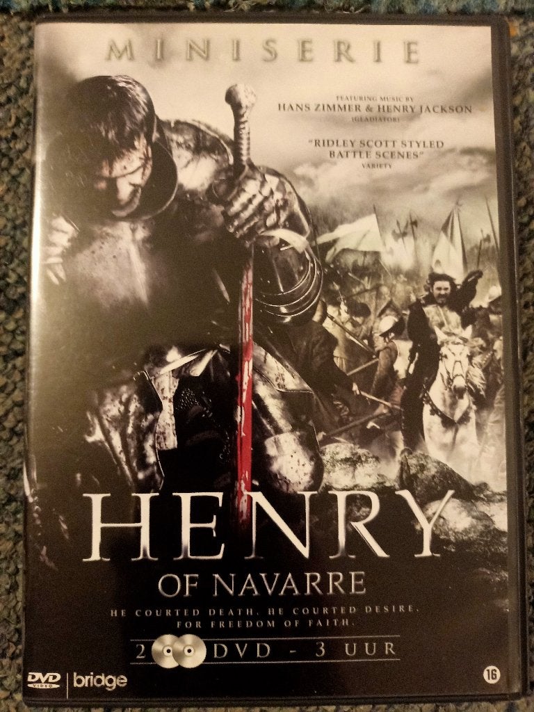 Miniserie: Henry of Navarre (2 DVD set), Vanaf 16 jaar, Nederlands, Ophalen of Verzenden, Zo goed als nieuw