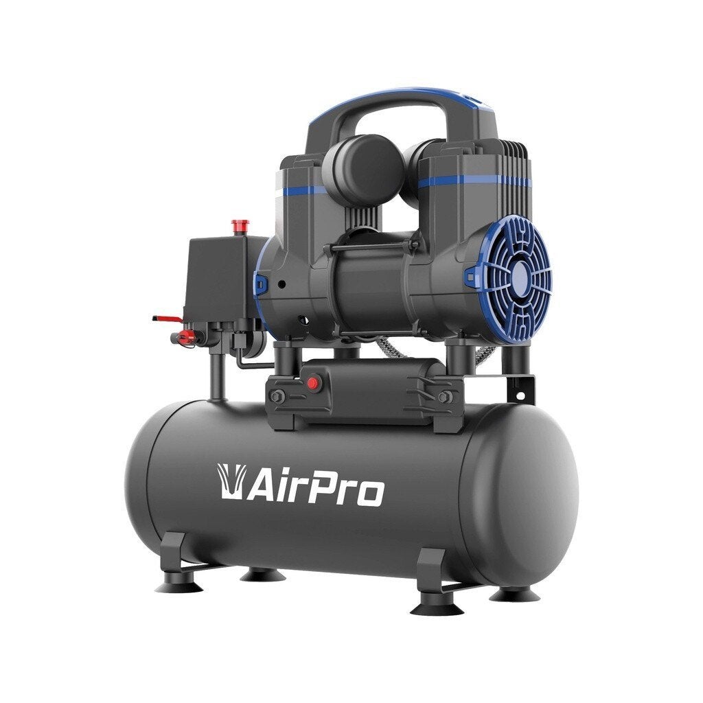 Compressor olievrij 1.2pk 8L tank, Verzenden