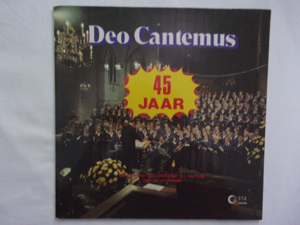 Deo Cantemus - 45 jaar LP, Cd's en Dvd's, LP, Gebruikt, Overige typen, Ophalen of Verzenden