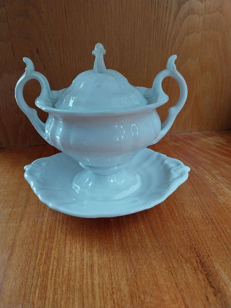 Brocante wit serviesgoed, Verzenden