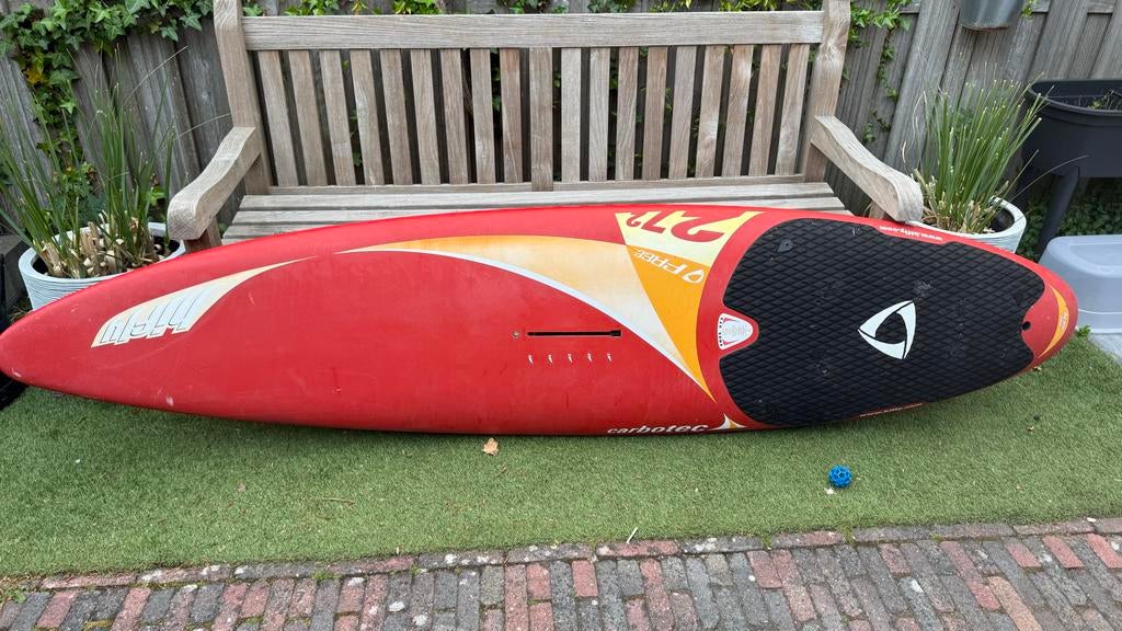 Hifly Carbotec Free 272 Windsurfplank, Watersport en Boten, Windsurfen, Ophalen, 250 tot 300 cm, Gebruikt, Met vin(nen)