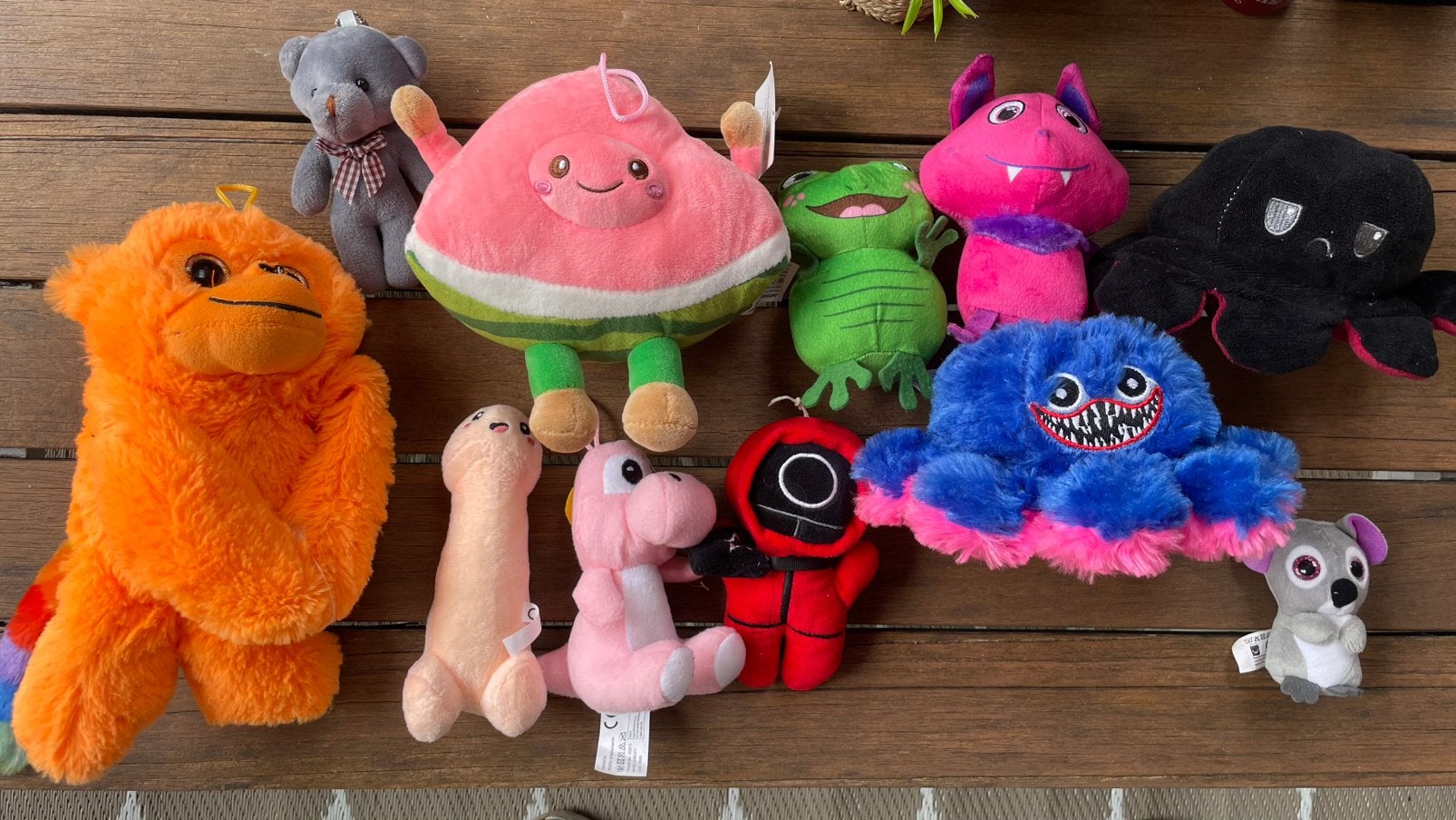 11 knuffels, Kinderen en Baby's, Speelgoed | Knuffels en Pluche, Overige merken, Overige karakters, Overige typen, Ophalen of Verzenden