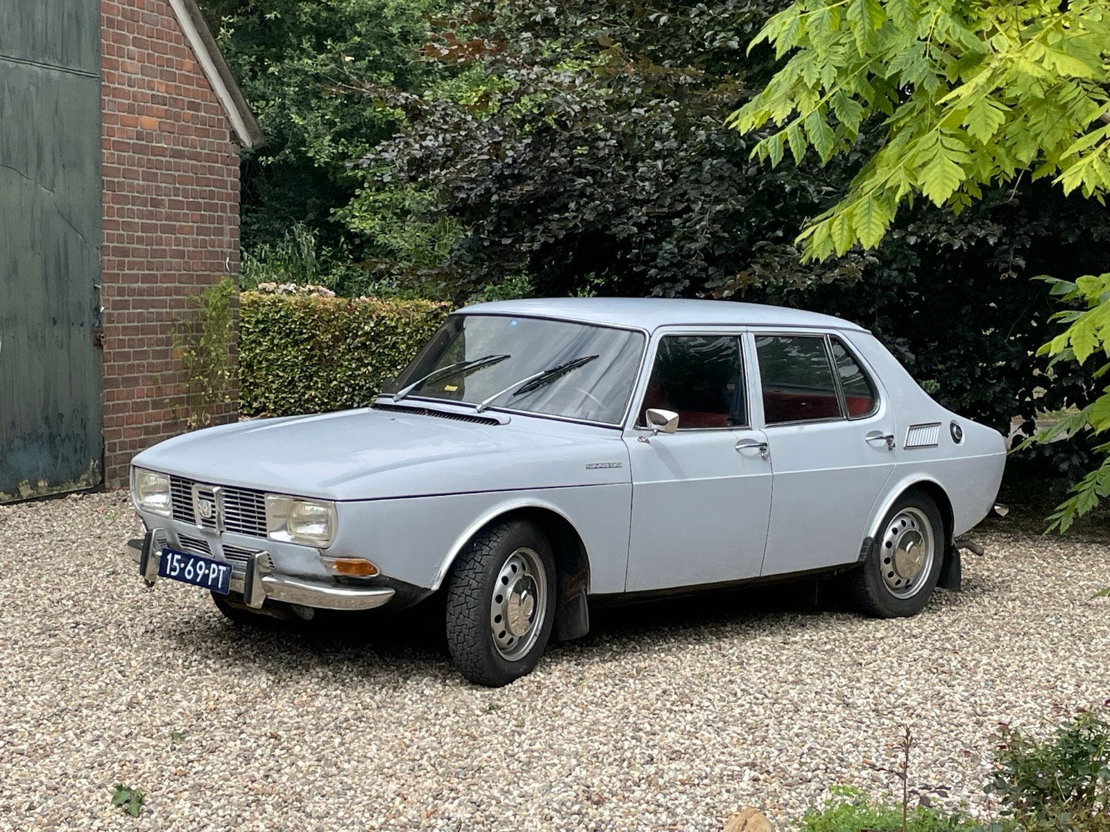 Saab 99 - 1970, Originele staat, Auto's, Saab, Particulier, Saab 99, Benzine, Sedan, Handgeschakeld, Origineel Nederlands, Zilver of Grijs