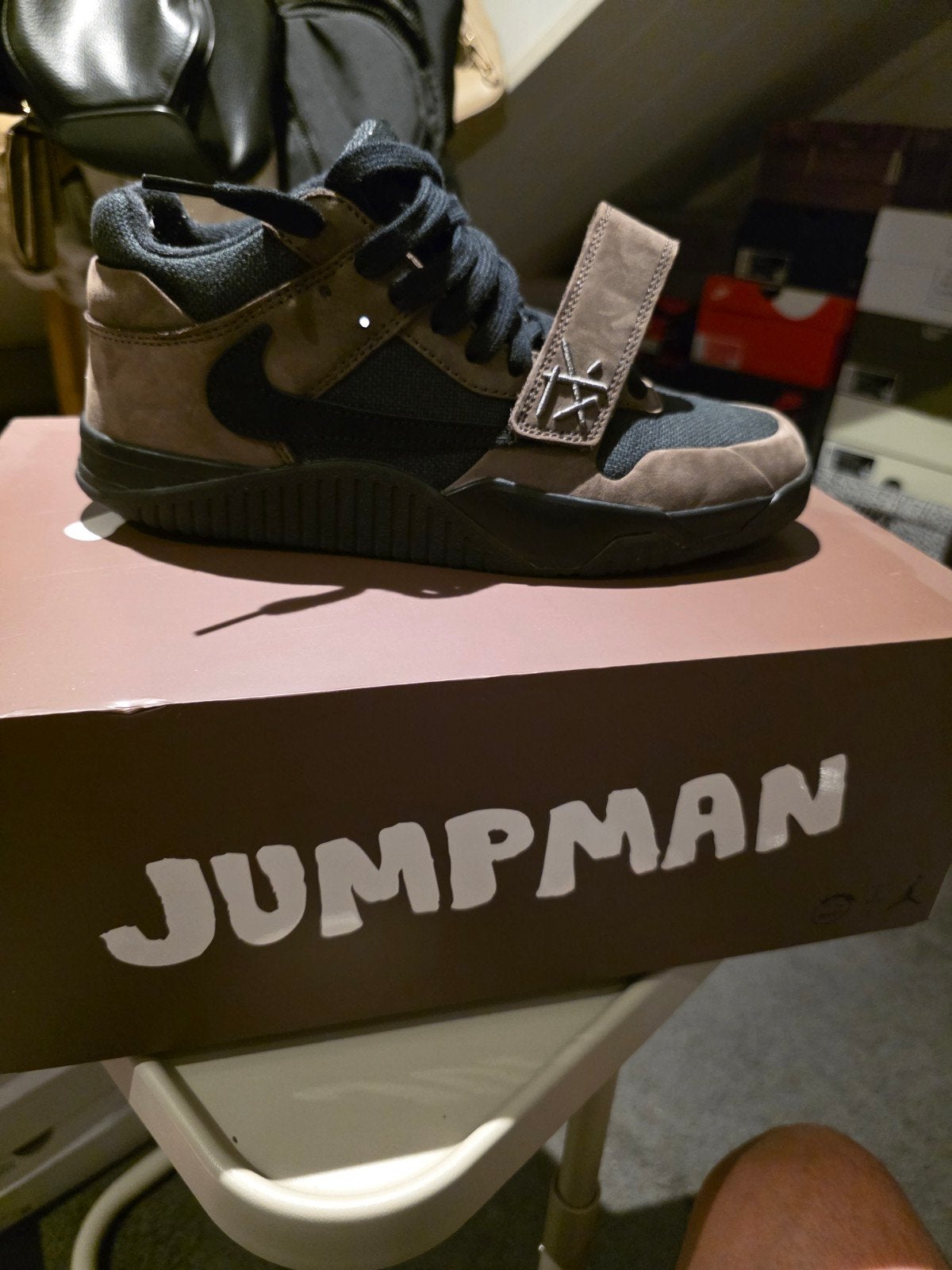 Nike Jordan Jumpman Jack TR Travis Scott SP, Bruin, Nike Jordan, Nieuw, Ophalen of Verzenden