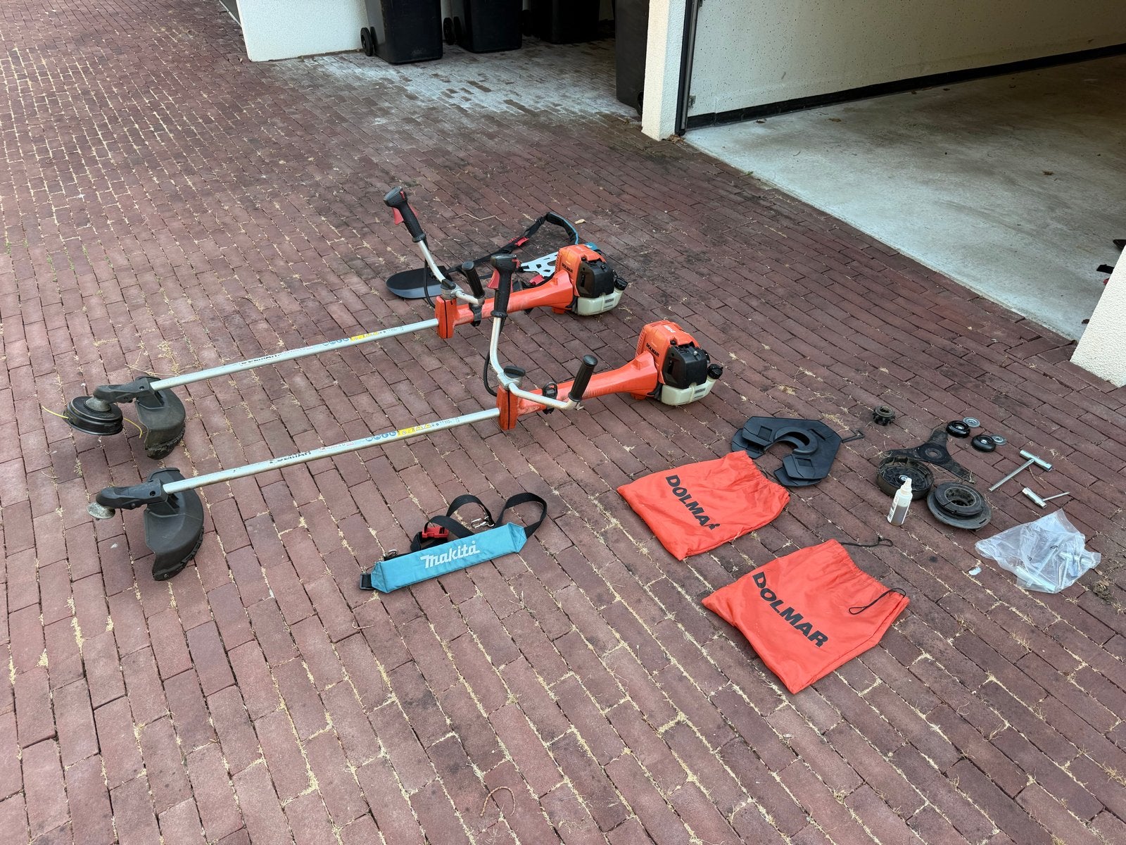 2 Dolmar bosmaaiers MS-4300.4U met accessoires, Tuin en Terras, Ophalen, Gebruikt, 10 tot 30 cm, Benzine