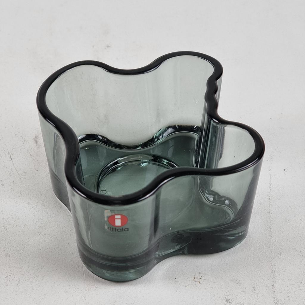 Iittala Alvar Aalto ‘Votive’ Waxinelichthouder in Grey, Ophalen