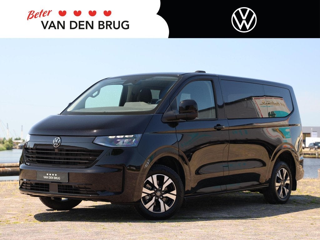 Volkswagen e-Transporter Caravelle 32 L1H1 Life 64 kWh | 9 p, Auto's, Automaat, Zwart, Overige carrosserieën, Zwart