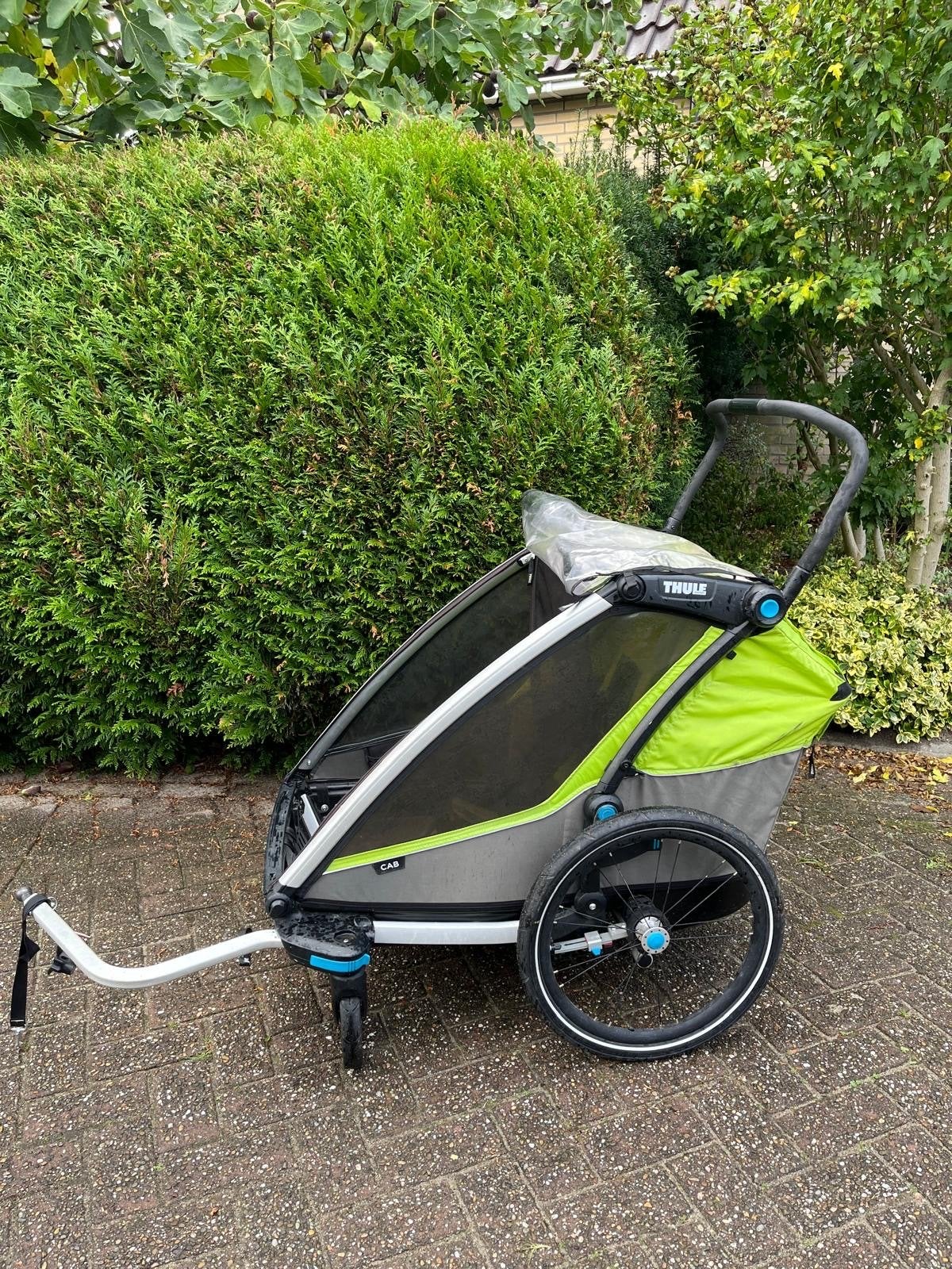 Thule Cab 2 fietskar, prachtige staat, Ophalen, Zo goed als nieuw, Kinderkar