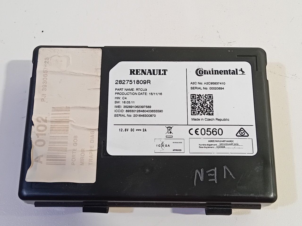Computer navigatie Renault Scénic, Onderdelen@venauto.nl, Van der Ven Autorecycling B.V., Gebruikt, Ettenseweg 76, 4706 PB Roosendaal, The Netherlands