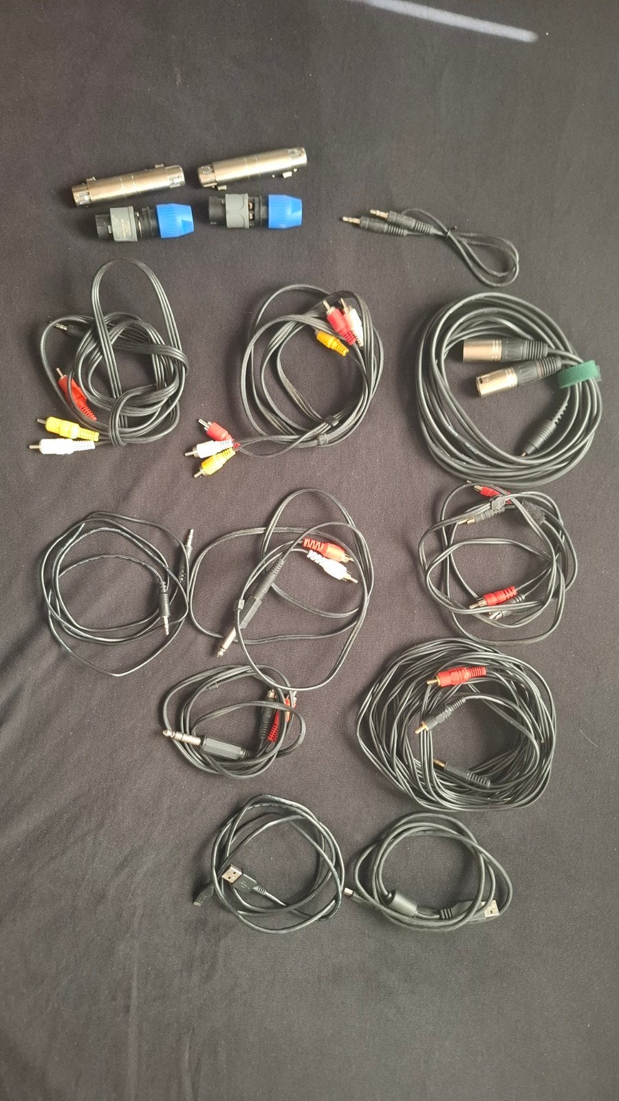 Diverse geluidskabels, audiokabels en XLR koppelstukken, Ophalen of Verzenden, Minder dan 2 meter, Overige kabels