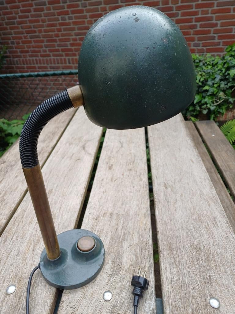 Vintage bureaulamp van Egon Hillebrand, Huis en Inrichting, Lampen | Tafellampen, Ophalen of Verzenden, Gebruikt, Minder dan 50 cm