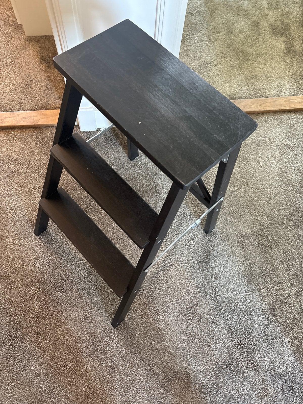 IKEA BEKVAM Opvouwbare Kruk - zwart, Ophalen, Gebruikt, Trap, Opvouwbaar of Inschuifbaar