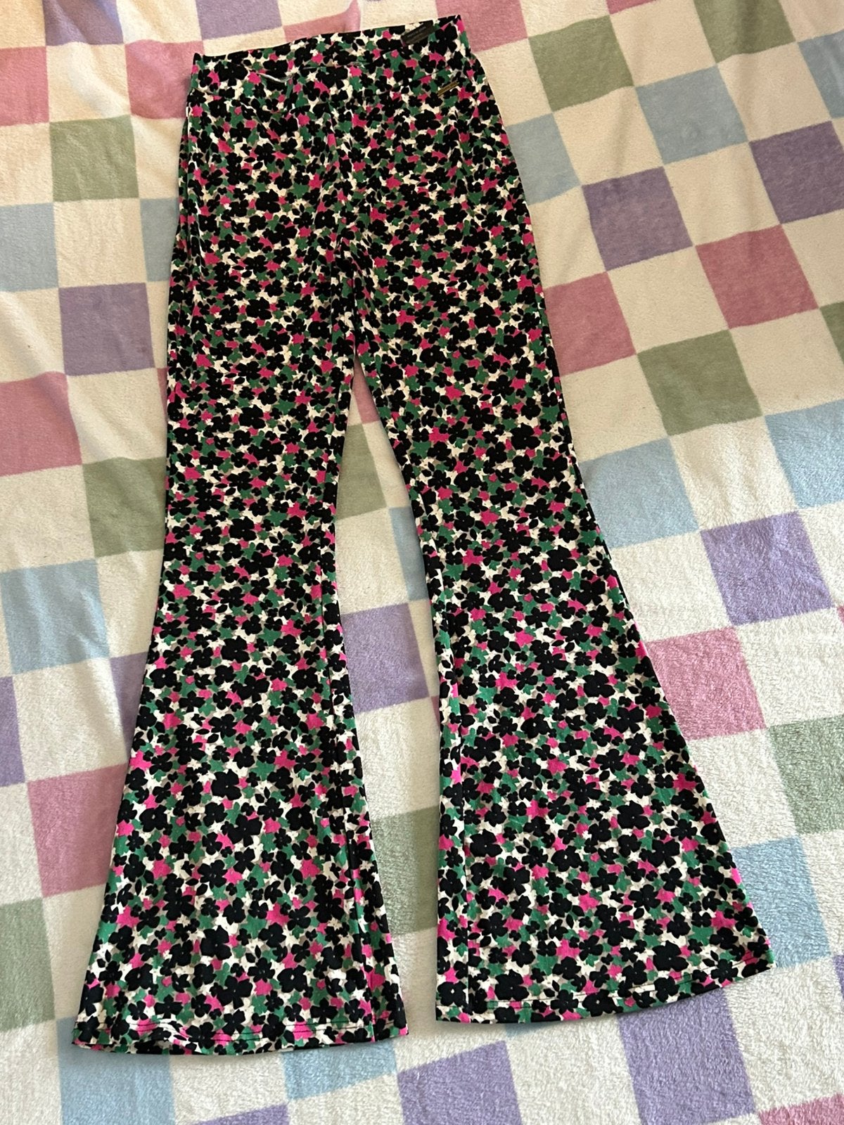 Colourful Rebel flared pants vrolijke bloem, maat M, Maat 38/40 (M), Meerkleurig, Nieuw, Ophalen of Verzenden