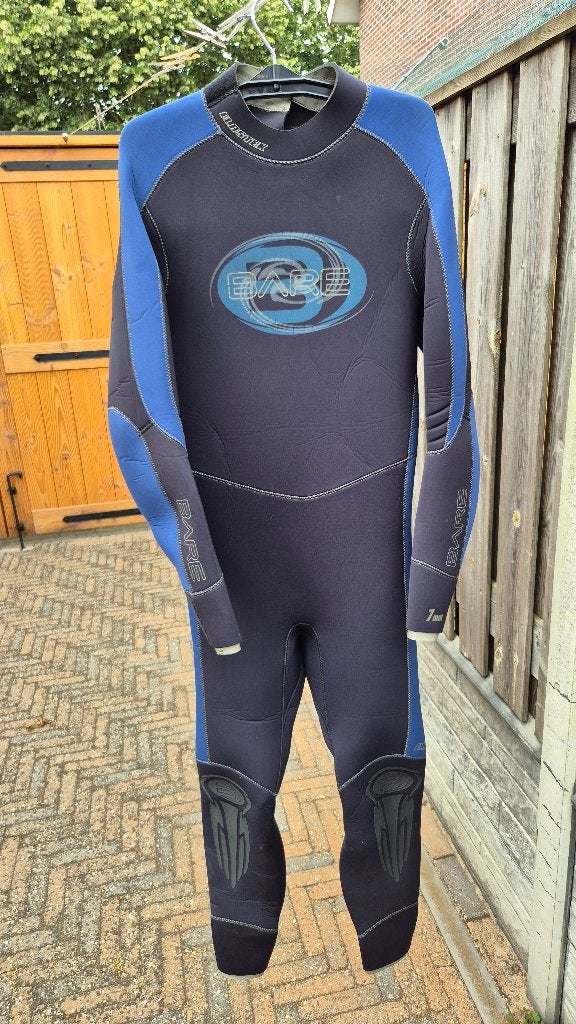 Duikpak Heren Bare 7mm, Watersport en Boten, Duiken, Ophalen, Zo goed als nieuw, Duikpak
