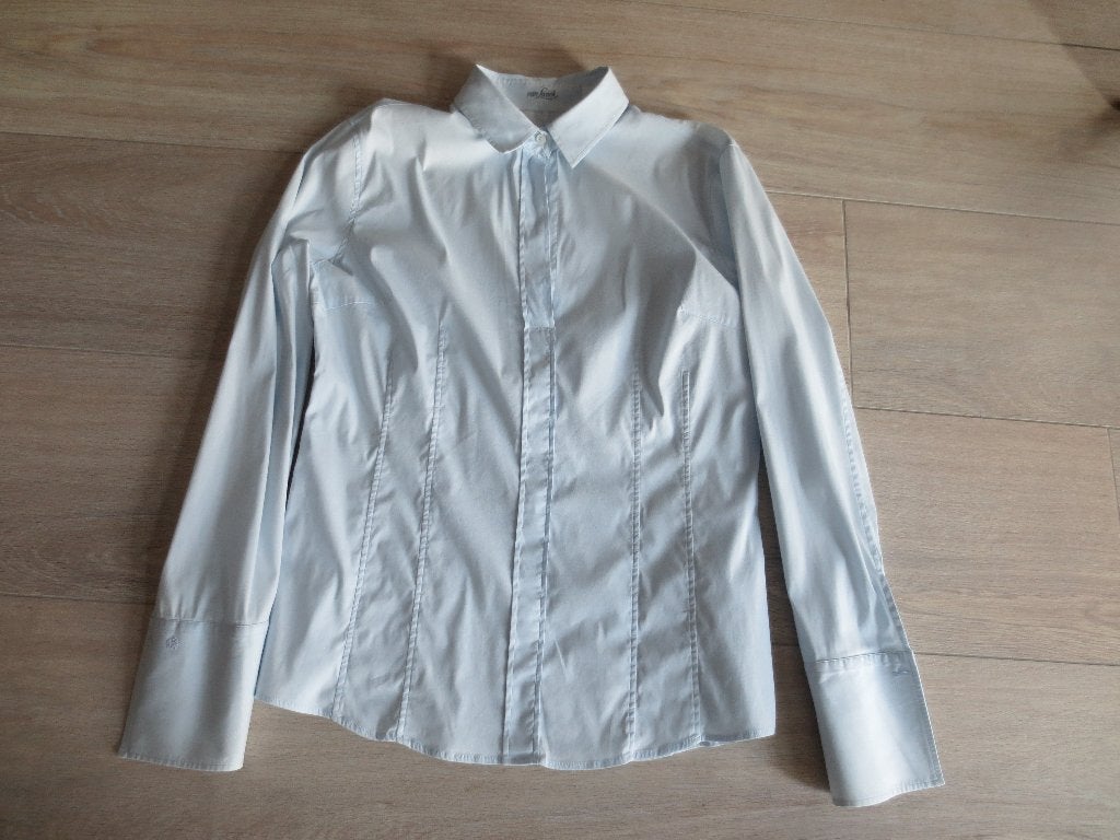 Van Laack blouse, maat 40, model COCO, licht blauw, Maat 38/40 (M), Blauw, Van Laack, Ophalen of Verzenden