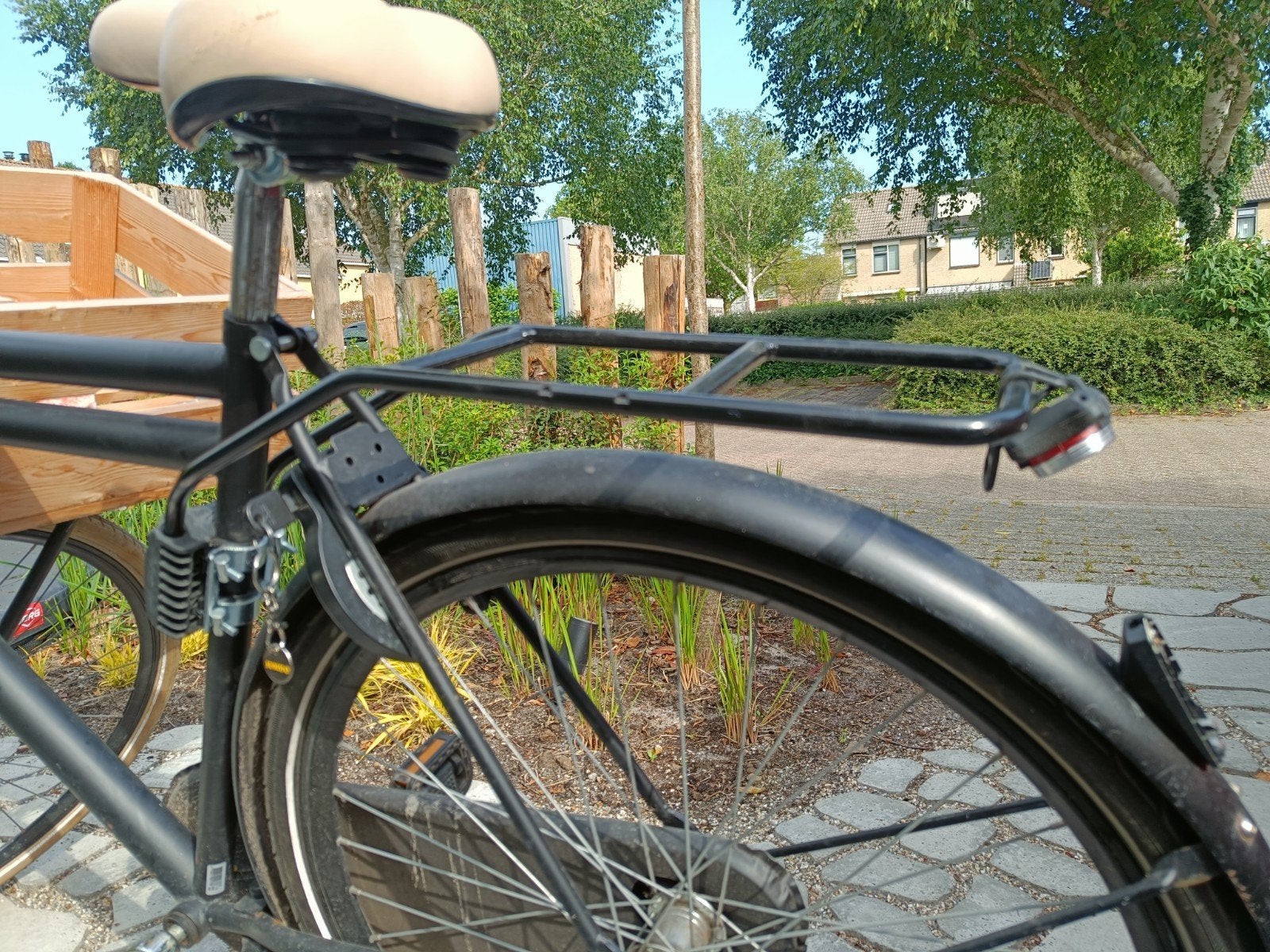 Urban Iki Achterzitje Frame bagagedrager, Fietsen en Brommers, Fietsaccessoires | Bagagedragers, Ophalen, Zo goed als nieuw