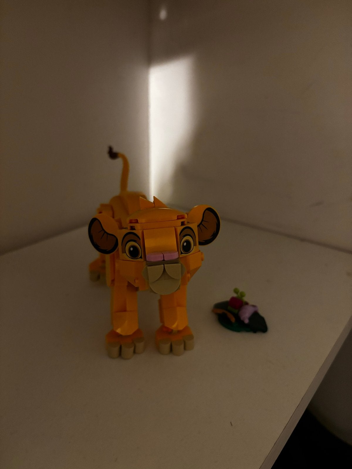 LEGO Disney Simba de Leeuwenkoning bouwfiguur, Ophalen of Verzenden, Zo goed als nieuw, Overige merken